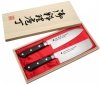 Satake Katsu Zestaw nóż Kuchenny Santoku + Nakiri uniwersalny do krojenia warzyw